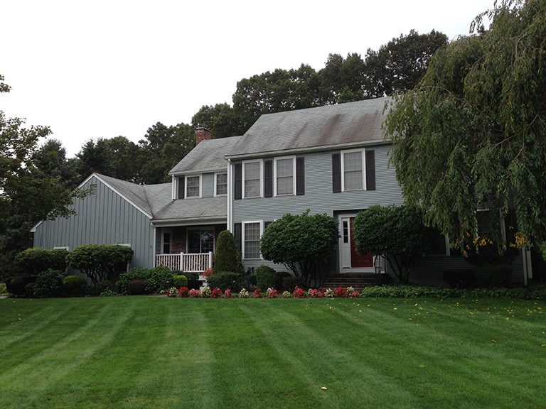 Dirty Roof with Black Streaks Rhode Island