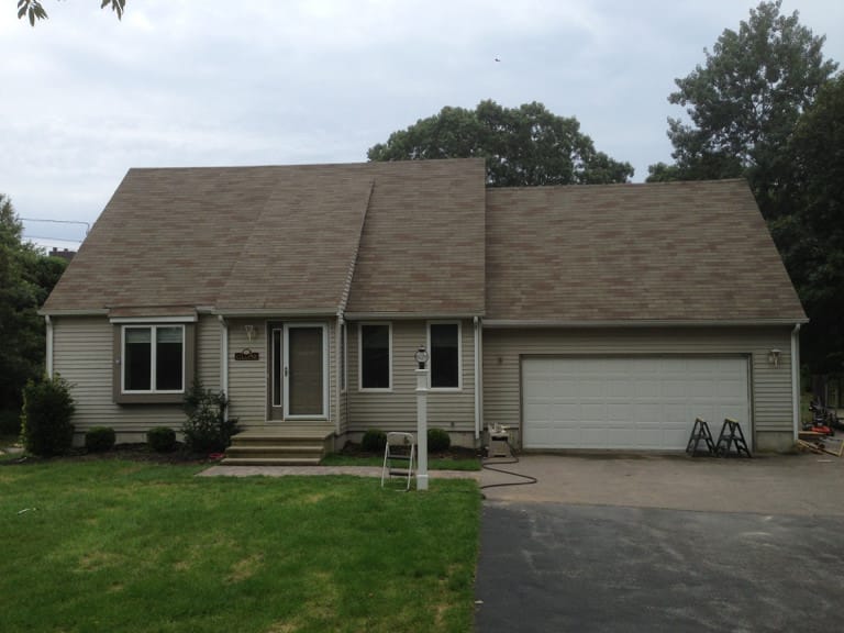 Finished Roof Cleaning Process